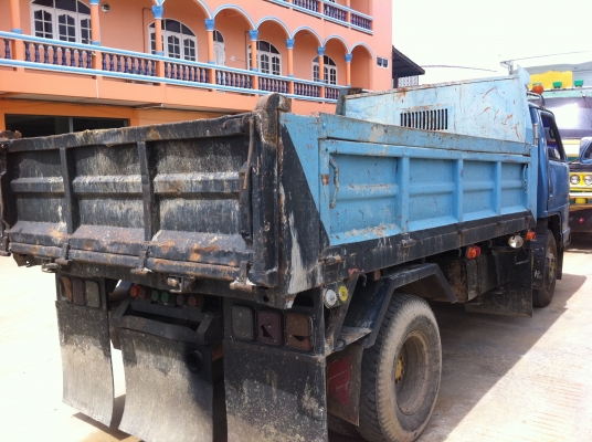 ISUZU NPR ดั้มดิน รถห้างแท้ เครื่อง 4BD1 115 แรงม้า ช่วงล่าง F แอร์เย็น เครื่องดี คัสซีสวย ทะเบียนพร้อมโอน