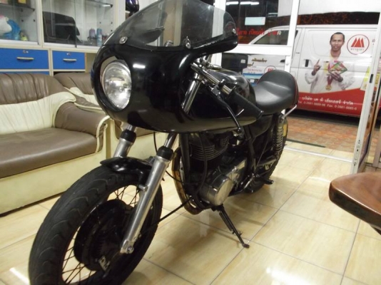 +++++ ขาย SR400 cafe แต่งเต็มของจริงทั้งคัน อินวอย+สพม 69000 อยู่ ชม. +++++