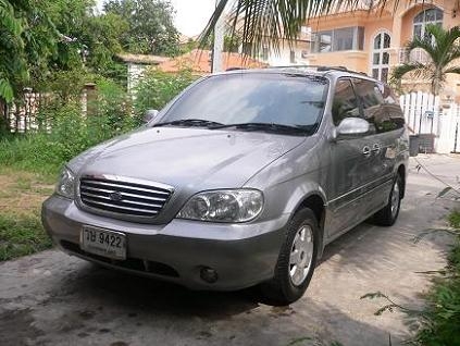 ขายรถ KIA CARNIVAL 2.4 GS สีเทา เกียร์ออโต้ ปี 2003 รถพร้อมใช้