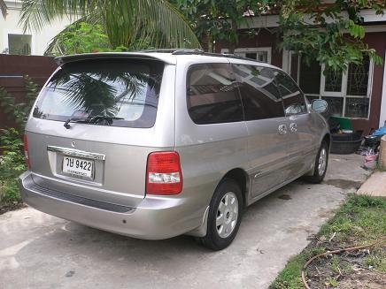 ขายรถ KIA CARNIVAL 2.4 GS สีเทา เกียร์ออโต้ ปี 2003 รถพร้อมใช้