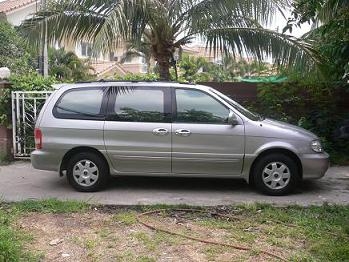 ขายรถ KIA CARNIVAL 2.4 GS สีเทา เกียร์ออโต้ ปี 2003 รถพร้อมใช้