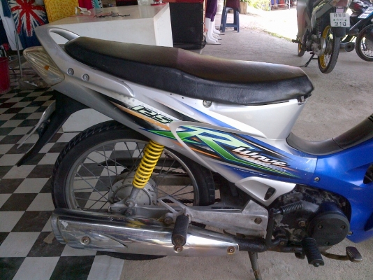 ด่วน!เวฟ125R ปี49 รถเครื่องเดิมแน่นๆ พร้อมใช้ ทะเบียน+เอกสารโอน ภาษีไม่หมด 088-2197709