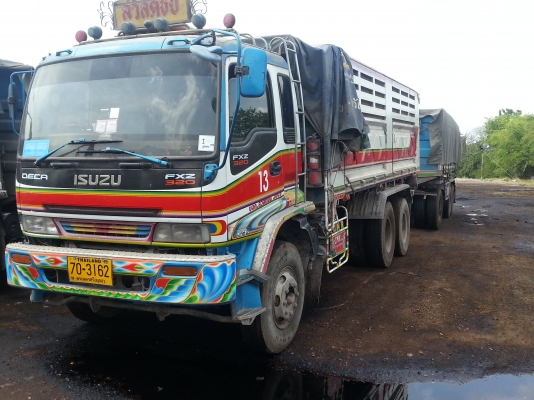 อีซูซุ 320 แรง  ดั๊มแม่ลูก รถสวยสภาพพร้อมใช้ รถปี 50 แมกโหลด