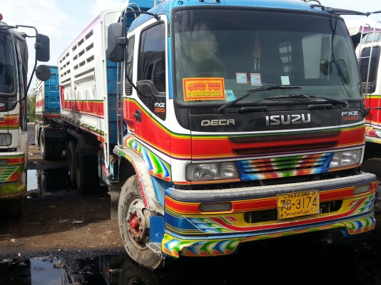 อีซูซุ 320 แรง  ดั๊มแม่ลูก รถสวยสภาพพร้อมใช้ รถปี 50 แมกโหลด