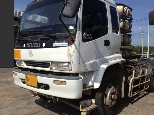 ขายหัวลาก isuzu deca 270 euro 1 รถเดิมห้างแท้ NGV ติด GAS สยามราชธานี 8 ถัง