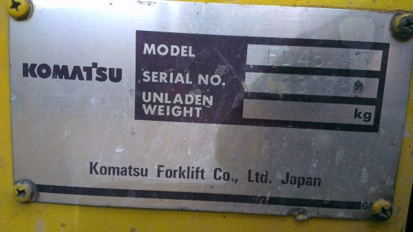 Komatsu Forklift