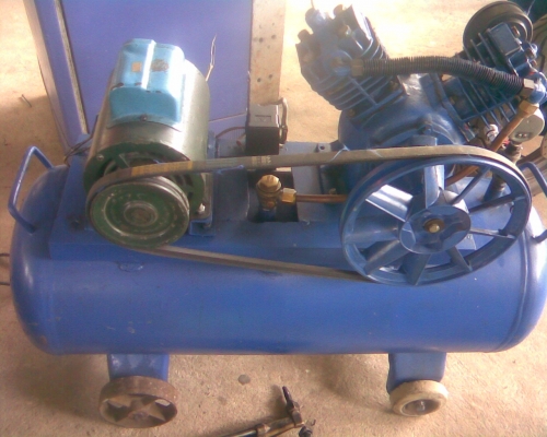 ปั้มลม หัว 1 แรง  มอเตอร์ โตชิบา 1 แรง