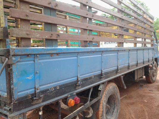 ISUZU NPR กะบะยาว4.3 เมตร พร้อมหลังคาโดยสาร พื้นไม้สวยแกร่ง