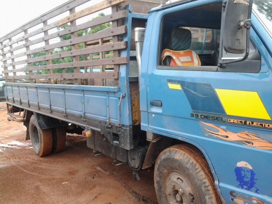 ISUZU NPR กะบะยาว4.3 เมตร พร้อมหลังคาโดยสาร พื้นไม้สวยแกร่ง