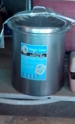 ขายหม้อก๋วยเตี๋ยวมือสองตราม้าลายสองช่องเบอร์40