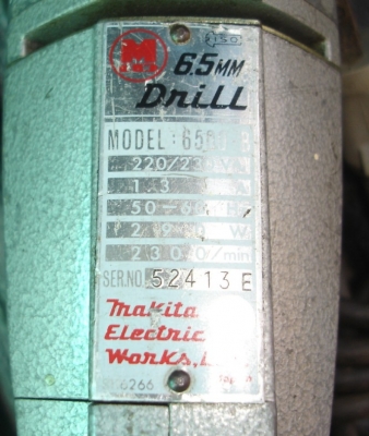 ขายสว่านมากิต้า 6500b