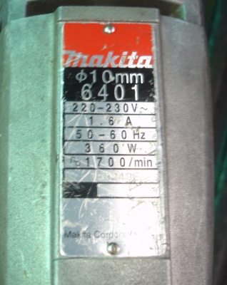 สว่านไฟฟ้า makita รุ่น 6401 (360w.)