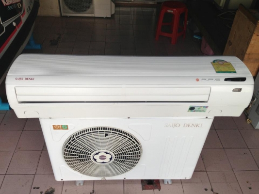 **** ขายแอร์ SAIJO DENKI 18000 BTU สภาพ 90\% ****