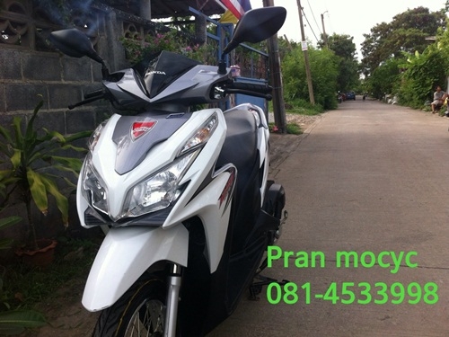 ขายHONDA CLICKสีขาวเทาปี2555