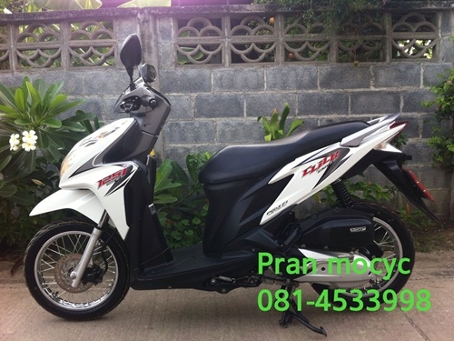 ขายHONDA CLICKสีขาวเทาปี2555