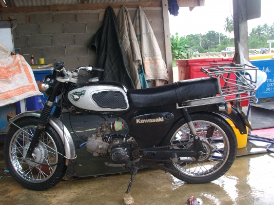 kawasaki B1 ทะเบียนโอน เครื่องเวฟ z มีเล่ม ของแท้ทั้งคัน