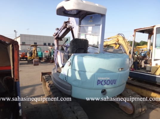 รถขุด PC50UU-2 S/N 115XX บจก.สหสินอีควิปเม้นท์ โทร.081-5851880, 02-5168100-1