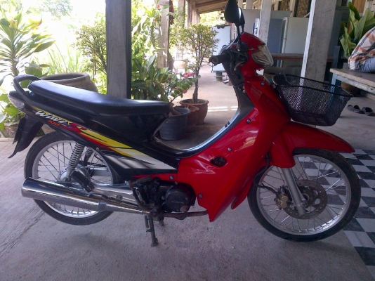 ขาย!เวฟ100 ไมล์ลาย ปี46 รถเครื่องเดิมแน่นๆ  พร้อมใช้ ทะเบียน+เอกสารโอน ภาษีไม่หมด