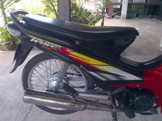 ขาย!เวฟ100 ไมล์ลาย ปี46 รถเครื่องเดิมแน่นๆ  พร้อมใช้ ทะเบียน+เอกสารโอน ภาษีไม่หมด