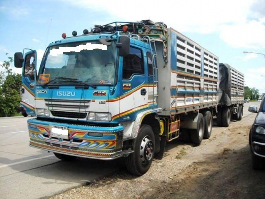 ขายด่วน..รถสิบล้อแม่ลูก ISUZU DECA FXZ320 รถปี 49 (รถออก13 ธค.49) แม่ไม่ดั้ม ลูกดั้ม รถสภาพใหม่ สวยแจ่ม พร้อมใช้งาน ทะเบียนครบ.