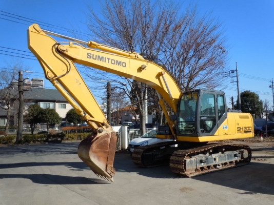 New stock SUMITOMO SH200-5 คันที่ 2 จากญี่ปุ่น ใช้งานแค่ 470 ชม. ขายถูก ๆ ครับ