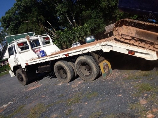 รถเทนเลอร์ท้ายลาด ยี่ห้อ HINO รุ่น F17 รถเทนเลอร์ท้ายลาด ยี่ห้อ HINO รุ่น F17