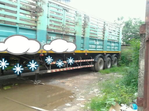 หางสิมิดั้ม   คอกเกษตร  3  เพลาแท้   ยาว  12  เมตร  รถปี 49