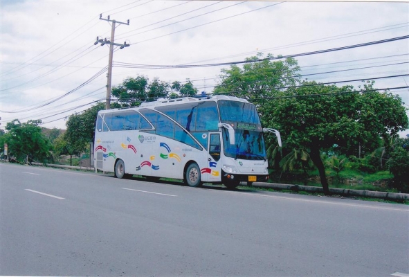 รถบัสแอร์ 40 ที่นั่ง เครื่อง mitsu 8dc9- 320 แรงม้า