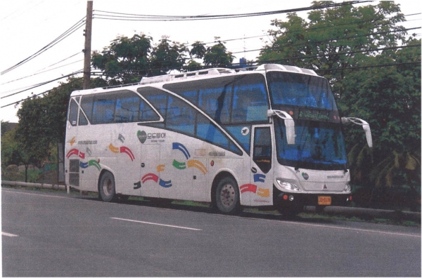 รถบัสแอร์ 40 ที่นั่ง เครื่อง mitsu 8dc9- 320 แรงม้า