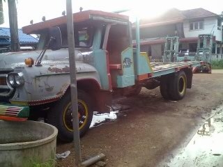 isuzu หัวยาว6bb หางไฮดรอลิค ลากรถเกี่ยว