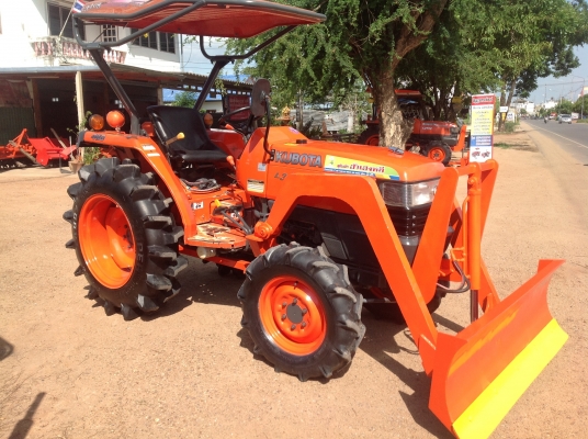 ปัญญาแทรคเตอร์มาแล้ว...จัดมาให้ครับ คูโบต้า L3408 ใบมีดคานบน โรตาลี่โชคชัย เล่มทะเบียนพร้อม