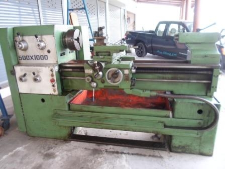 แท่นกลึง 7 ฟุต รุ่นหนัก 2 เพลา เกียร์บล็ออก กลึงเกลียวได้ ไม่ต้องเปลี่ยนเฟือง140,000