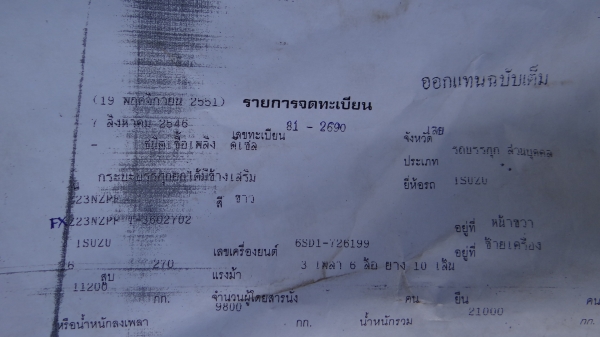 ขาย Isuzu Dega 270
