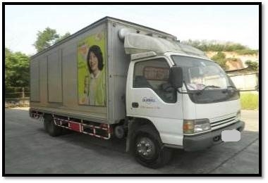 ขาย isuzu NQR รถห้างแท้ พร้อมตู้ 2003