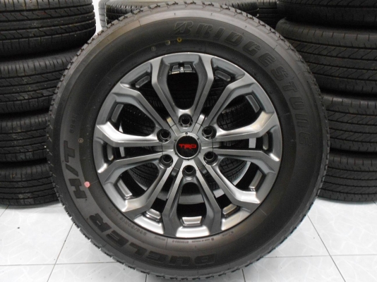 ขายล้อแม็ก Fortuner TRD 4 พร้อมยางบริดสโตน 265/60/18 ป้ายแดง/เทิร์นได้-ใส่ฟรีค่ะ