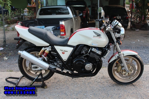 แม็กสิงห์บุรี//cb400 ปี98 รุ่น LIMITED ฉลอง50ปี สภาพสวย เครื่องดี 78000 (รับเทิร์น)