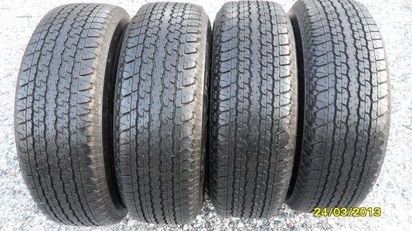 ขายแม็กALL NEW ISUZU D-MAX X-SERIES  6รูขอบ16 พร้อมยางบริสโตร์ 245/70R16 ปี12 ดอกยางสวยๆ 1 ชุด