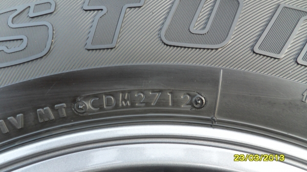 ขายแม็กALL NEW ISUZU D-MAX X-SERIES  6รูขอบ16 พร้อมยางบริสโตร์ 245/70R16 ปี12 ดอกยางสวยๆ 1 ชุด