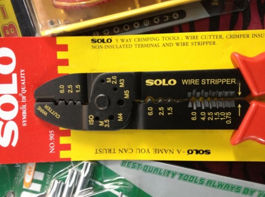 คีมย้ำหางปลา SOLO