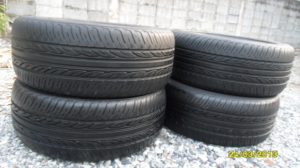ขายยาง hankook 205/50R16 ปี10 ไม่มีปะ สวยๆ 1 ชุด