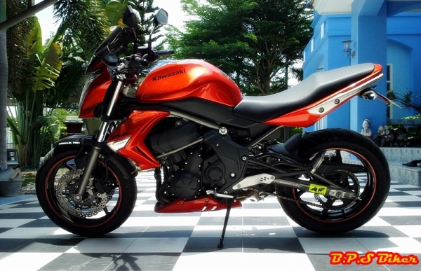 ขาย ER6N สวยทะเบียน พร้อมของแต่ง