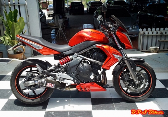 ขาย ER6N สวยทะเบียน พร้อมของแต่ง