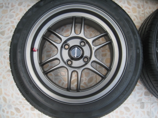 ขายล้อแม็กใหม่ RPf 1 15"x F 7 et41,R 8 et35 4รู100 + ยาง ปี 11 (081-3747940)