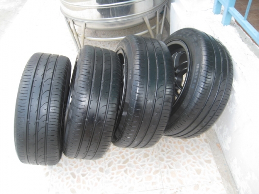 ขายล้อแม็กใหม่ RPf 1 15"x F 7 et41,R 8 et35 4รู100 + ยาง ปี 11 (081-3747940)