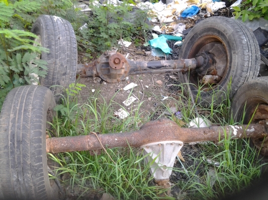 ขายช่วงล่างคาริเบี้ยน คาน+ล้อ+แหนบ +โช๊ค ราคา 12,500 บาท