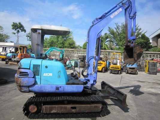 ขาย รถขุดเล็ก HITACHI รุ่น EX35 แทร็กเหล็ก มือสองญี่ปุ่น