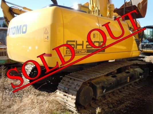 มาถึงไทยแล้วค่ะรถขุด SUMITOMO SH200-5 ปี 2010 ชั่วโมงน้อยมาก สภาพเป๊ะเวอร์  ราคาเก่านอก ญี่ปุ่นแท้ไม่แพงค่ะ  สนใจติดต่อเจี๊ยบเลยค่ะ 087-3310254 ค่ะ