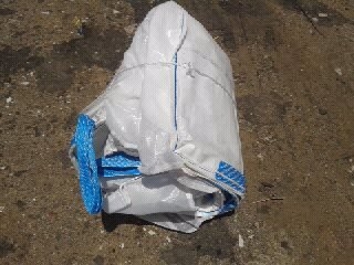 ถุงจัมโบ้ มือสองสภาพดีใช้ครั้งเดียว รับน้ำหนัก1000ก.ก.ใบละ80บาท