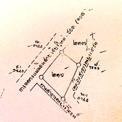 ขายที่ดิน 71 ตรว ติดถนนสี่เลน ทุ่งเสี้ยว สันป่าตอง เชียงใหม่