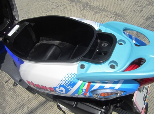 (ขายแล้วค่ะ) Yamaha Fiore 2012 ลายใหม่  สีสดใส น่ารักน่าขับ เดิมแท้ดี ไม่มีบิวด์